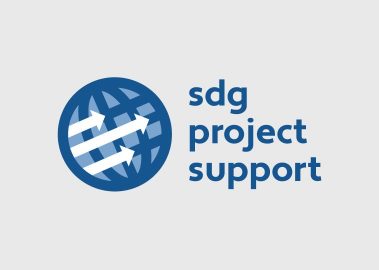 Minimal logo design for SDG Project Support